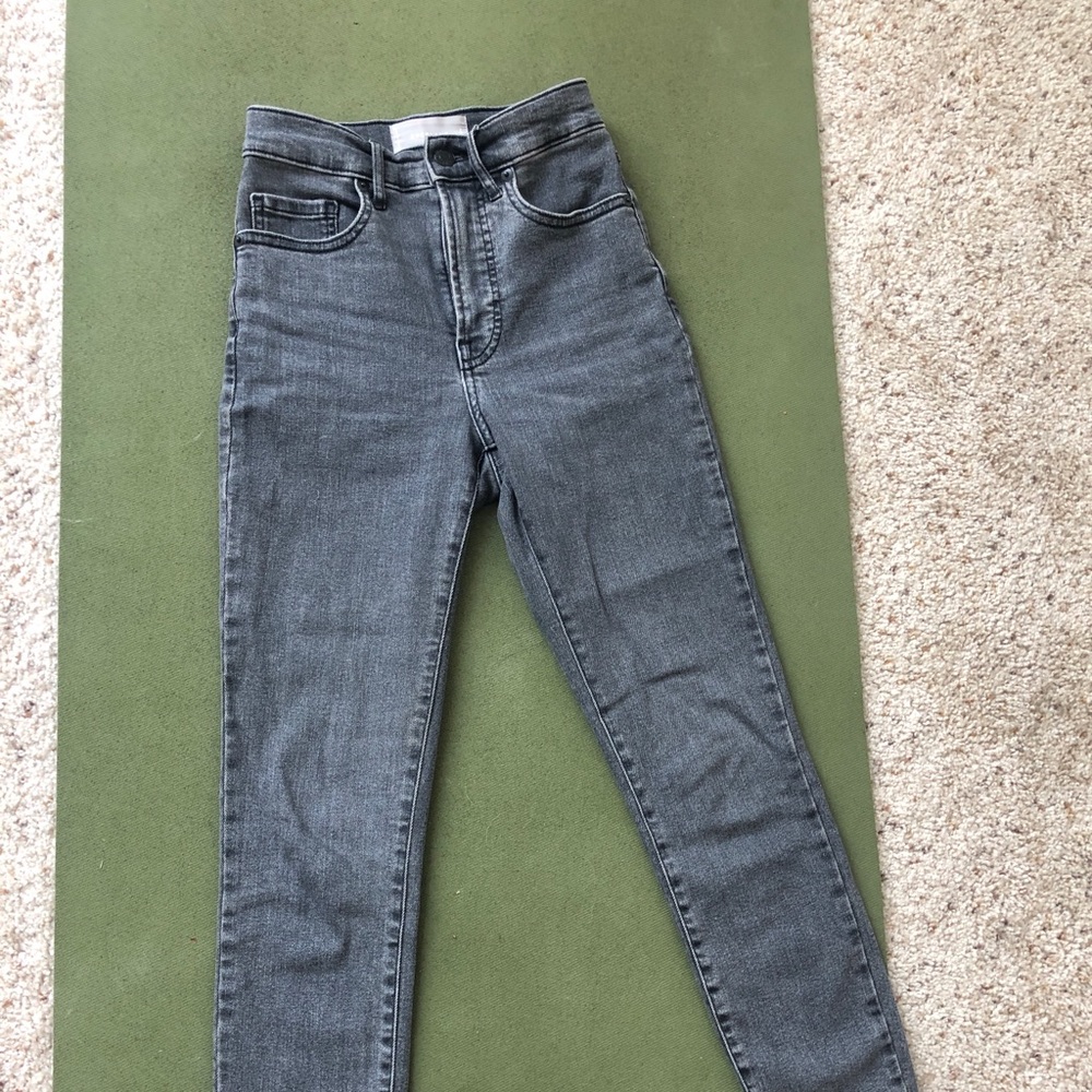 The Authentic Stretch High-Rise Skinny
- Washed black
